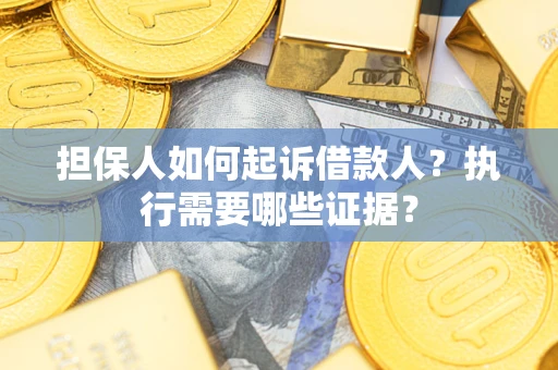 北京担保人如何起诉借款人？执行需要哪些证据？