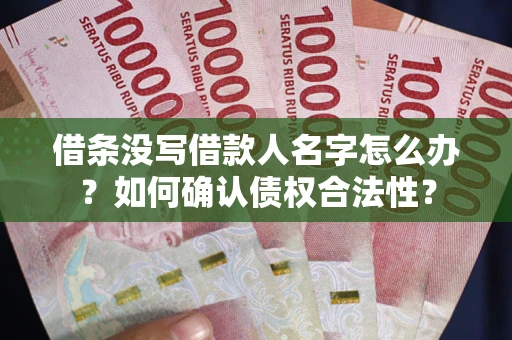 北京借条没写借款人名字怎么办？如何确认债权合法性？