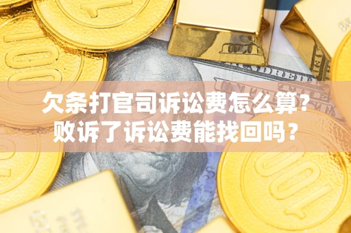 北京欠条打官司诉讼费怎么算？败诉了诉讼费能找回吗？