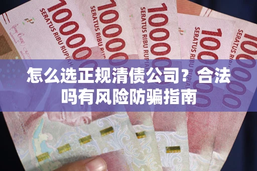 北京怎么选正规清债公司？合法吗有风险防骗指南