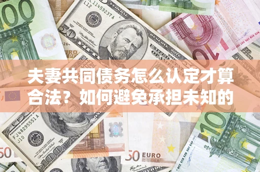 北京夫妻共同债务怎么认定才算合法？如何避免承担未知的债务风险？